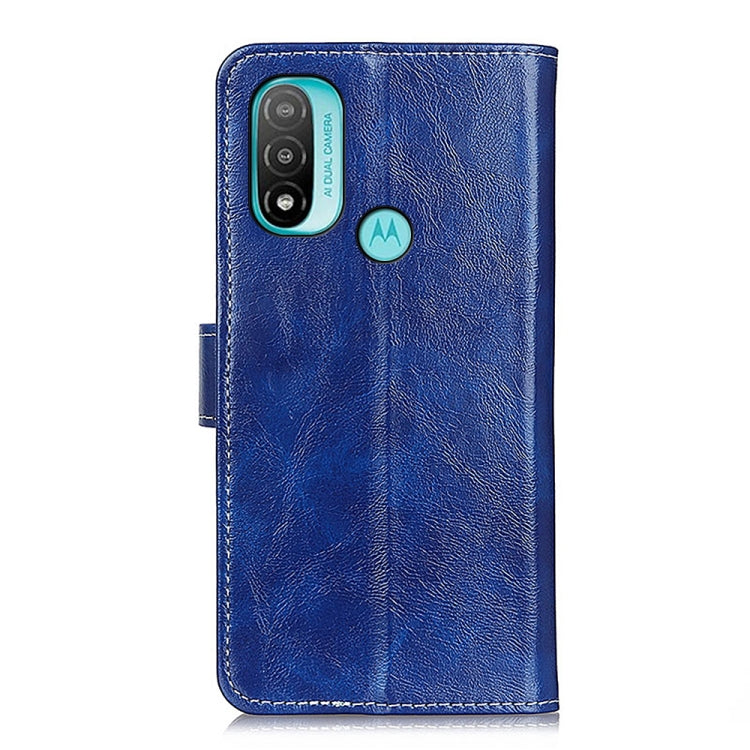Custodia per telefono in pelle a vibrazione orizzontale con struttura retrò Crazy Horse, For Motorola Moto E40/E20/E30/Lenovo K14 Plus, For Nokia G50, For OPPO Realme Narzo 50i