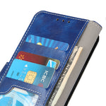 Custodia per telefono in pelle a vibrazione orizzontale con struttura retrò Crazy Horse, For Motorola Moto E40/E20/E30/Lenovo K14 Plus, For Nokia G50, For OPPO Realme Narzo 50i