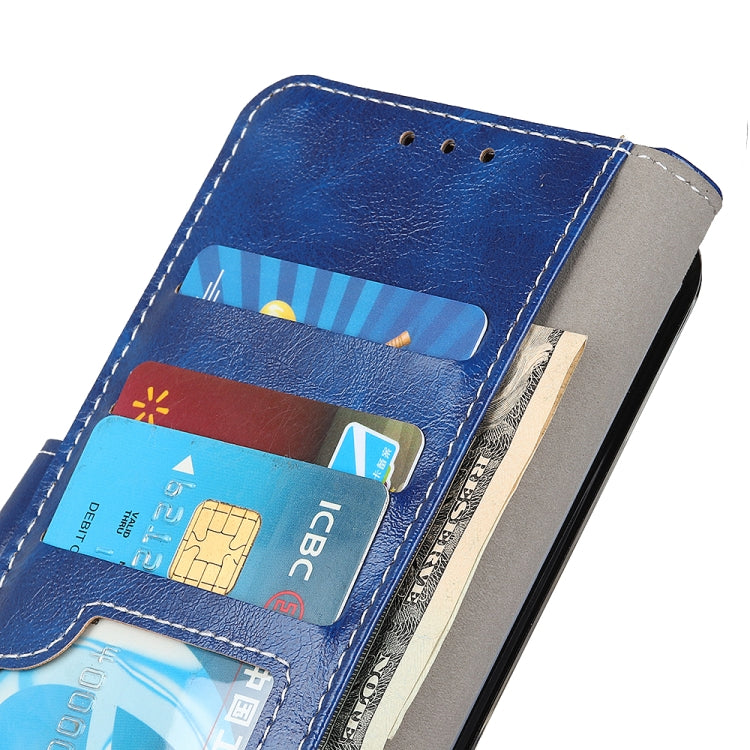 Custodia per telefono in pelle a vibrazione orizzontale con struttura retrò Crazy Horse, For Motorola Moto E40/E20/E30/Lenovo K14 Plus, For Nokia G50, For OPPO Realme Narzo 50i