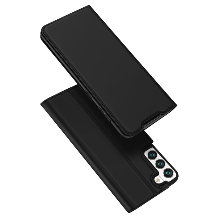 DUX DUCIS Custodia per telefono orizzontale in pelle flip serie Skin Pro con supporto e slot per schede, For Samsung Galaxy S22 5G, For Samsung Galaxy S22+ 5G, For Samsung Galaxy S22 Ultra 5G