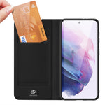 DUX DUCIS Custodia per telefono orizzontale in pelle flip serie Skin Pro con supporto e slot per schede, For Samsung Galaxy S22 5G, For Samsung Galaxy S22+ 5G, For Samsung Galaxy S22 Ultra 5G
