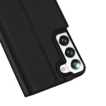 DUX DUCIS Custodia per telefono orizzontale in pelle flip serie Skin Pro con supporto e slot per schede, For Samsung Galaxy S22 5G, For Samsung Galaxy S22+ 5G, For Samsung Galaxy S22 Ultra 5G
