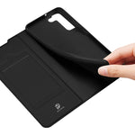 DUX DUCIS Custodia per telefono orizzontale in pelle flip serie Skin Pro con supporto e slot per schede, For Samsung Galaxy S22 5G, For Samsung Galaxy S22+ 5G, For Samsung Galaxy S22 Ultra 5G
