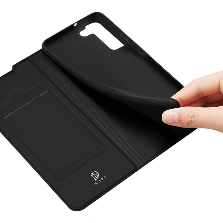 DUX DUCIS Custodia per telefono orizzontale in pelle flip serie Skin Pro con supporto e slot per schede, For Samsung Galaxy S22 5G, For Samsung Galaxy S22+ 5G, For Samsung Galaxy S22 Ultra 5G