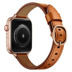 Cinturino in pelle da 14 mm per la serie Apple Watch, 7 41mm / 6&SE&5&4 40mm / 3&2&1 38mm, 7 45mm / 6&SE&5&4 44mm / 3&2&1 42mm