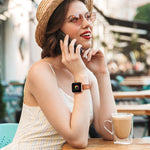 Cinturino in pelle da 14 mm per la serie Apple Watch, 7 41mm / 6&SE&5&4 40mm / 3&2&1 38mm, 7 45mm / 6&SE&5&4 44mm / 3&2&1 42mm