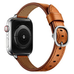 Cinturino in pelle da 14 mm per la serie Apple Watch, 7 41mm / 6&SE&5&4 40mm / 3&2&1 38mm, 7 45mm / 6&SE&5&4 44mm / 3&2&1 42mm