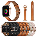 Cinturino in pelle da 14 mm per la serie Apple Watch, 7 41mm / 6&SE&5&4 40mm / 3&2&1 38mm, 7 45mm / 6&SE&5&4 44mm / 3&2&1 42mm