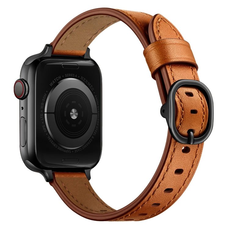 Cinturino in pelle da 14 mm per la serie Apple Watch, 7 41mm / 6&SE&5&4 40mm / 3&2&1 38mm, 7 45mm / 6&SE&5&4 44mm / 3&2&1 42mm