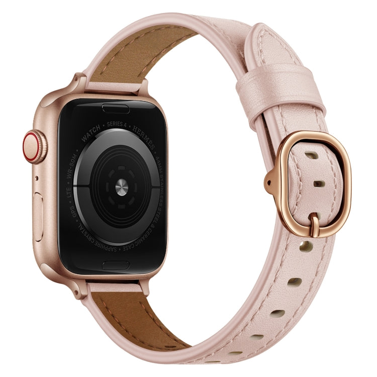 Cinturino in pelle da 14 mm per la serie Apple Watch, 7 41mm / 6&SE&5&4 40mm / 3&2&1 38mm, 7 45mm / 6&SE&5&4 44mm / 3&2&1 42mm