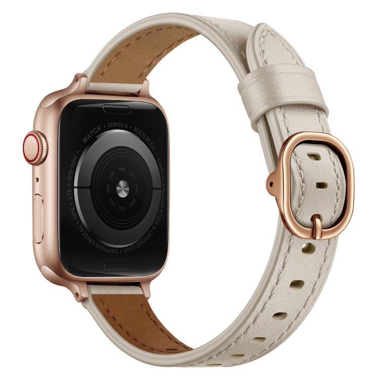 Cinturino in pelle da 14 mm per la serie Apple Watch, 7 41mm / 6&SE&5&4 40mm / 3&2&1 38mm, 7 45mm / 6&SE&5&4 44mm / 3&2&1 42mm