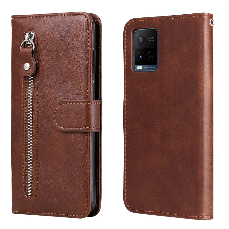 Custodia portafoglio in pelle con cerniera per smartphone