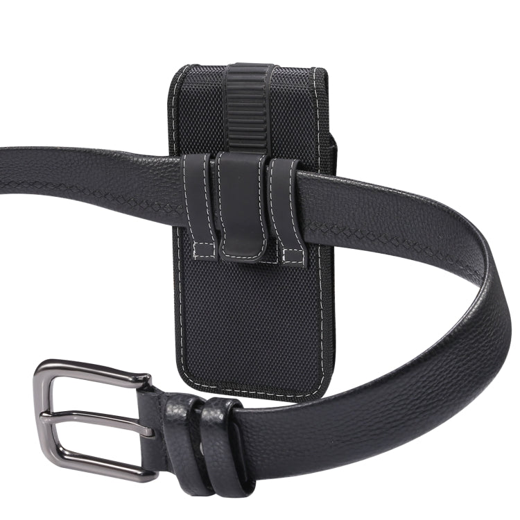 Custodia in tessuto Oxford con chiusura magnetica per smartphone
