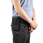 Custodia in tessuto Oxford con chiusura magnetica per smartphone
