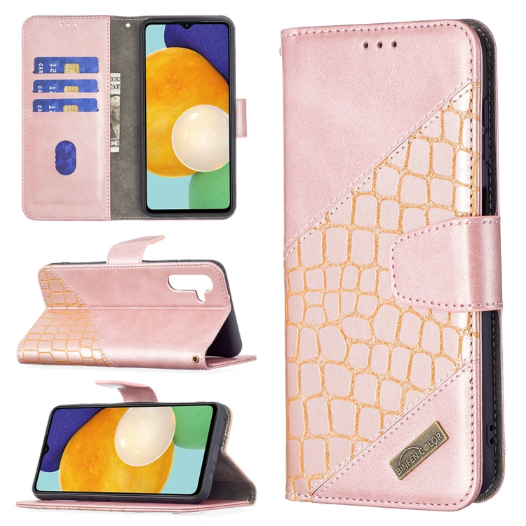 Custodia per cellulare in pelle di coccodrillo con colore abbinato con supporto, slot per carte e portafoglio, For Samsung Galaxy A13 5G, For Samsung Galaxy S22 Ultra 5G, For Samsung Galaxy S22+ 5G, For Samsung Galaxy S22 5G
