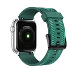 Cinturino di ricambio in fibra di carbonio per Apple Watch Series, 7 41mm / 6&SE&5&4 40mm / 3&2&1 38mm, 7 45mm / 6&SE&5&4 44mm / 3&2&1 42mm