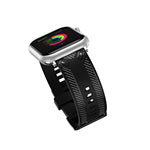 Cinturino di ricambio in fibra di carbonio per Apple Watch Series, 7 41mm / 6&SE&5&4 40mm / 3&2&1 38mm, 7 45mm / 6&SE&5&4 44mm / 3&2&1 42mm