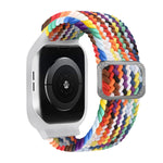Cinturino di ricambio integrato con treccia con fibbia in TPU per la serie Apple Watch, 6 & SE & 5 & 4 40mm / 3 & 2 & 1 38mm