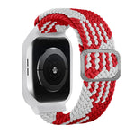 Cinturino di ricambio integrato con treccia con fibbia in TPU per la serie Apple Watch, 6 & SE & 5 & 4 40mm / 3 & 2 & 1 38mm