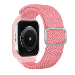 Cinturino di ricambio integrato con treccia con fibbia in TPU per la serie Apple Watch, 6 & SE & 5 & 4 44mm / 3 & 2 & 1 42mm