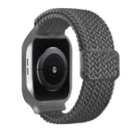 Cinturino di ricambio integrato con treccia con fibbia in TPU per la serie Apple Watch, 6 & SE & 5 & 4 44mm / 3 & 2 & 1 42mm
