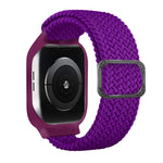 Cinturino di ricambio integrato con treccia con fibbia in TPU per la serie Apple Watch, 6 & SE & 5 & 4 44mm / 3 & 2 & 1 42mm