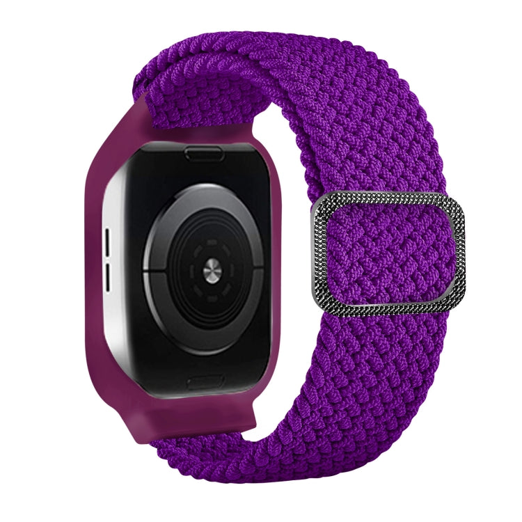 Cinturino di ricambio integrato con treccia con fibbia in TPU per la serie Apple Watch, 6 & SE & 5 & 4 44mm / 3 & 2 & 1 42mm