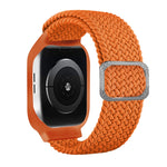 Cinturino di ricambio integrato con treccia con fibbia in TPU per la serie Apple Watch, 6 & SE & 5 & 4 44mm / 3 & 2 & 1 42mm