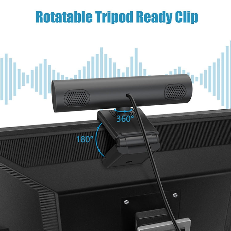Webcam per computer USB HY33 1080P HD, With Speaker, without Speaker