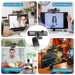 Webcam per computer USB HY33 1080P HD, With Speaker, without Speaker
