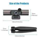 Webcam per computer USB HY33 1080P HD, With Speaker, without Speaker