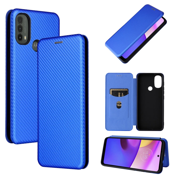 Custodia per telefono in pelle con vibrazione orizzontale magnetica in fibra di carbonio con slot per schede, For Blackview Oscal C20, For Samsung Galaxy A13 5G, For Motorola Moto E20 / E30 / E40
