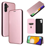 Custodia per telefono in pelle con vibrazione orizzontale magnetica in fibra di carbonio con slot per schede, For Blackview Oscal C20, For Samsung Galaxy A13 5G, For Motorola Moto E20 / E30 / E40