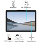 2 PZ 9H 2.5D Pellicola per tablet in vetro temperato antideflagrante, For Microsoft Surface Go 3 (2 PCS), For Microsoft Surface Pro 8 (2 PCS)