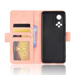 Custodia per telefono in pelle a vibrazione orizzontale con motivo a pelle di vitello con supporto, slot per schede e cornice per foto, For Huawei nova 9, For Honor 50 Pro / Huawei nova 9 Pro