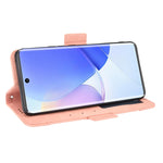 Custodia per telefono in pelle a vibrazione orizzontale con motivo a pelle di vitello con supporto, slot per schede e cornice per foto, For Huawei nova 9, For Honor 50 Pro / Huawei nova 9 Pro