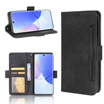 Custodia per telefono in pelle a vibrazione orizzontale con motivo a pelle di vitello con supporto, slot per schede e cornice per foto, For Huawei nova 9, For Honor 50 Pro / Huawei nova 9 Pro