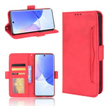 Custodia per telefono in pelle a vibrazione orizzontale con motivo a pelle di vitello con supporto, slot per schede e cornice per foto, For Huawei nova 9, For Honor 50 Pro / Huawei nova 9 Pro