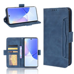 Custodia per telefono in pelle a vibrazione orizzontale con motivo a pelle di vitello con supporto, slot per schede e cornice per foto, For Huawei nova 9, For Honor 50 Pro / Huawei nova 9 Pro