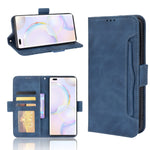 Custodia per telefono in pelle a vibrazione orizzontale con motivo a pelle di vitello con supporto, slot per schede e cornice per foto, For Huawei nova 9, For Honor 50 Pro / Huawei nova 9 Pro