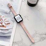 Cinturino in pelle Litchi per Apple Watch vari modelli