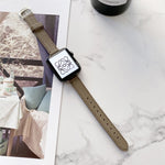 Cinturino in pelle Litchi per Apple Watch vari modelli