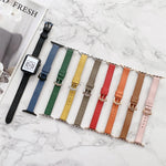 Cinturino in pelle Litchi per Apple Watch vari modelli