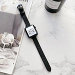 Cinturino in pelle Litchi per Apple Watch vari modelli