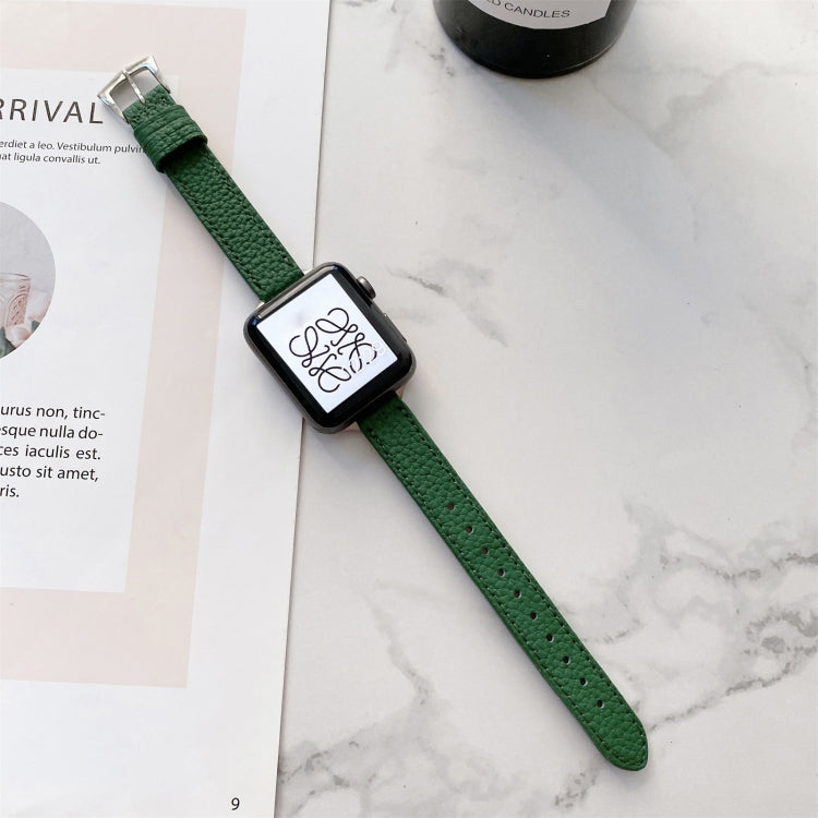 Cinturino in pelle Litchi per Apple Watch vari modelli