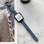 Cinturino in pelle Litchi per Apple Watch vari modelli