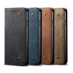 Custodia per telefono in pelle stile casual con trama denim con supporto, slot per schede e portafoglio, For Google Pixel 6, For Google Pixel 6 Pro