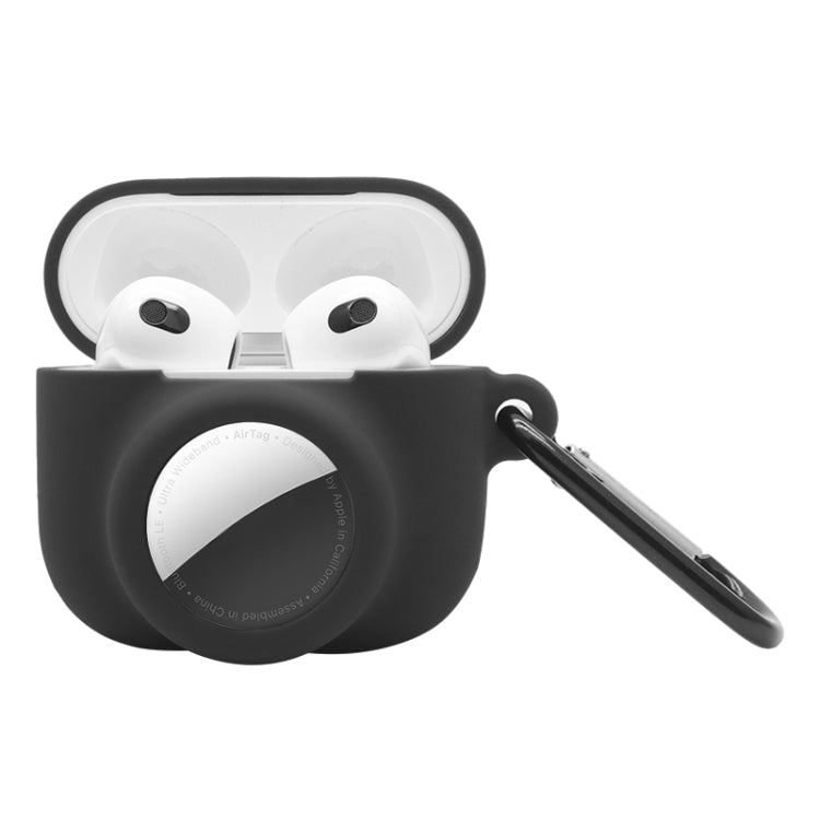 Custodia protettiva in silicone a copertura totale antiurto 2 in 1 per AirPods 3 / AirTag, For AirPods 3 / AirTag