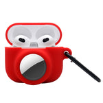 Custodia protettiva in silicone a copertura totale antiurto 2 in 1 per AirPods 3 / AirTag, For AirPods 3 / AirTag