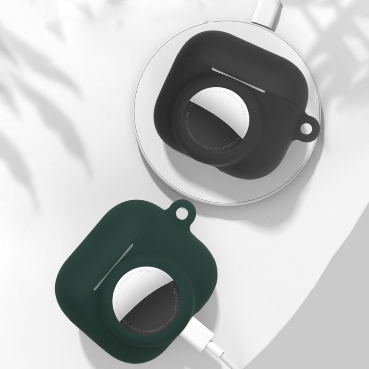 Custodia protettiva in silicone a copertura totale antiurto 2 in 1 per AirPods 3 / AirTag, For AirPods 3 / AirTag